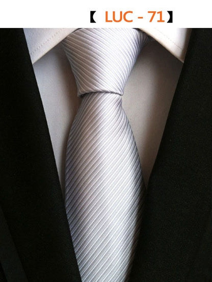 8cm Men's Tie Silk Plaids Floral Luxury Necktie Striped Ties For Men Business Formal Wedding Accessories Tie The Clothing Company Sydney