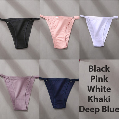 5 Pack Set Underwear Cotton Panties Lingerie Underpants Hoop Design Waistband Briefs Intimate Bikini Panty The Clothing Company Sydney