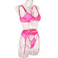 Lace Hollow Out 3 Piece Set Wireless Underwear Sensual Lingerie Set The Clothing Company Sydney