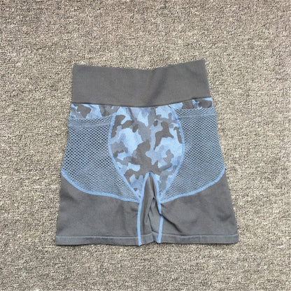 2PCS Camouflage Set Women Yoga Suit Sport Set Gym Workout Clothes Long Sleeve Fitness Crop Top High Waist Seamless Camo Leggings The Clothing Company Sydney