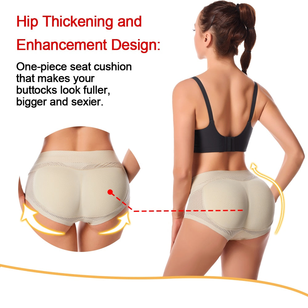 FAKE ASS Butt Lifter Hip Enhancer Booty Padded Underwear Pants