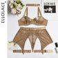 Four-Piece Set Erotic Lingerie Transparent Bra Kit Push Up See Through Lace Mesh Seamless Underwear Garters The Clothing Company Sydney