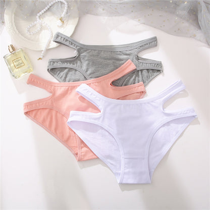 Cotton Mix Panties Waist Cross Design Sexy Underwear Intimates Lingerie Panties Solid Color Briefs Soft Panty The Clothing Company Sydney
