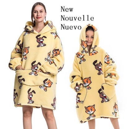 Winter Sherpa Blanket Plush Fleece Family Matching Hoodie Girl Sweatshirt Oversized Hoodie The Clothing Company Sydney