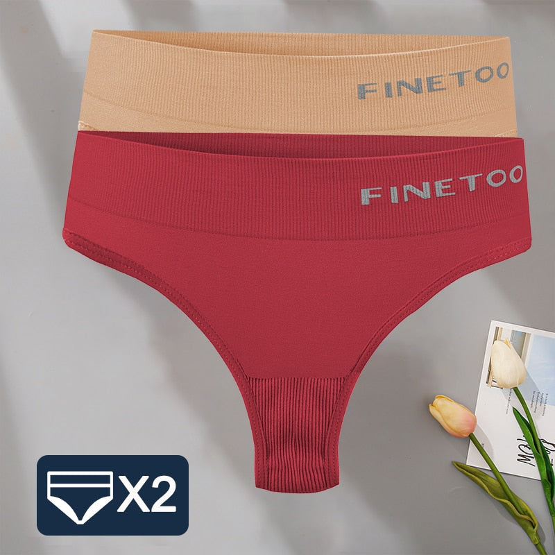 2 pack/Set Bodyshaper G-String Panties Women Slim Underwear Lingerie Thongs High Waist Underpants The Clothing Company Sydney