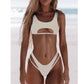 2 Piece Hollow Out Swimsuit High Cut Micro Swimwear Stylish Bathing Suit Beach Outfits Bikini Set The Clothing Company Sydney