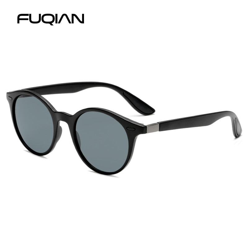 Round Men's Polarized Sunglasses Women's Vintage Plastic Sun Glasses Anti Glare Driving Shades Eyewear UV400 The Clothing Company Sydney