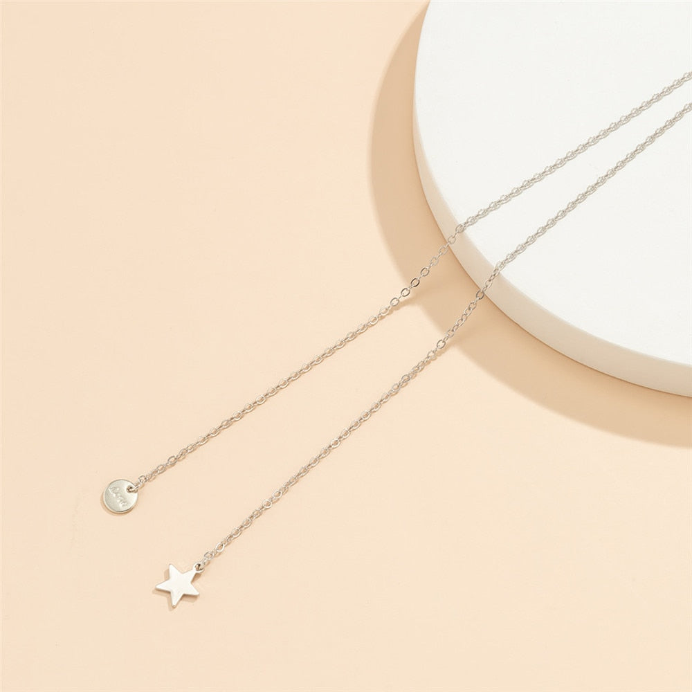 Simple Star Pendant Waist Chain Minimalist Gold Color Adjustable Belly Chain Bikini Chain Summer Beach Jewellery The Clothing Company Sydney