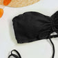 Tie Front Bandeau Thong Bikinis Two Piece Swimwear Swimsuit Bikini Set Summer Beach Bathing Suit The Clothing Company Sydney