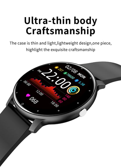 Smart Watch Men Women Full Touch Screen Sport Fitness Watch IP67 Waterproof Bluetooth For Android IOS Smartwatch The Clothing Company Sydney