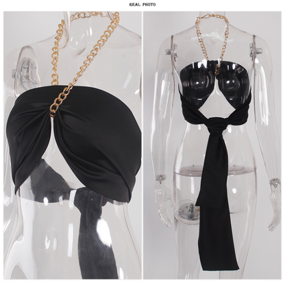 Sequin Backless Slip Mini Chain Straps Short Tulle Cocktail Summer Party Night Lush Prom Dress The Clothing Company Sydney