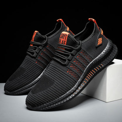 Men's Sneakers Shoes Lightweight Breathable Running Walking Yoga Sports Footwear Soft Sole Lace-up Shoes The Clothing Company Sydney