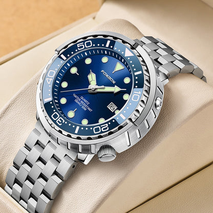 Lige Fashion Mens Watches Foxbox Top Brand Luxury 5ATM Sports Waterproof Quartz Date Luminous Watch The Clothing Company Sydney