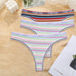 3 Pack Cotton Mix Seamless G-string Colorful Striped Lingerie Panties S-XL Thongs Female Letter Waist Underwear Briefs The Clothing Company Sydney