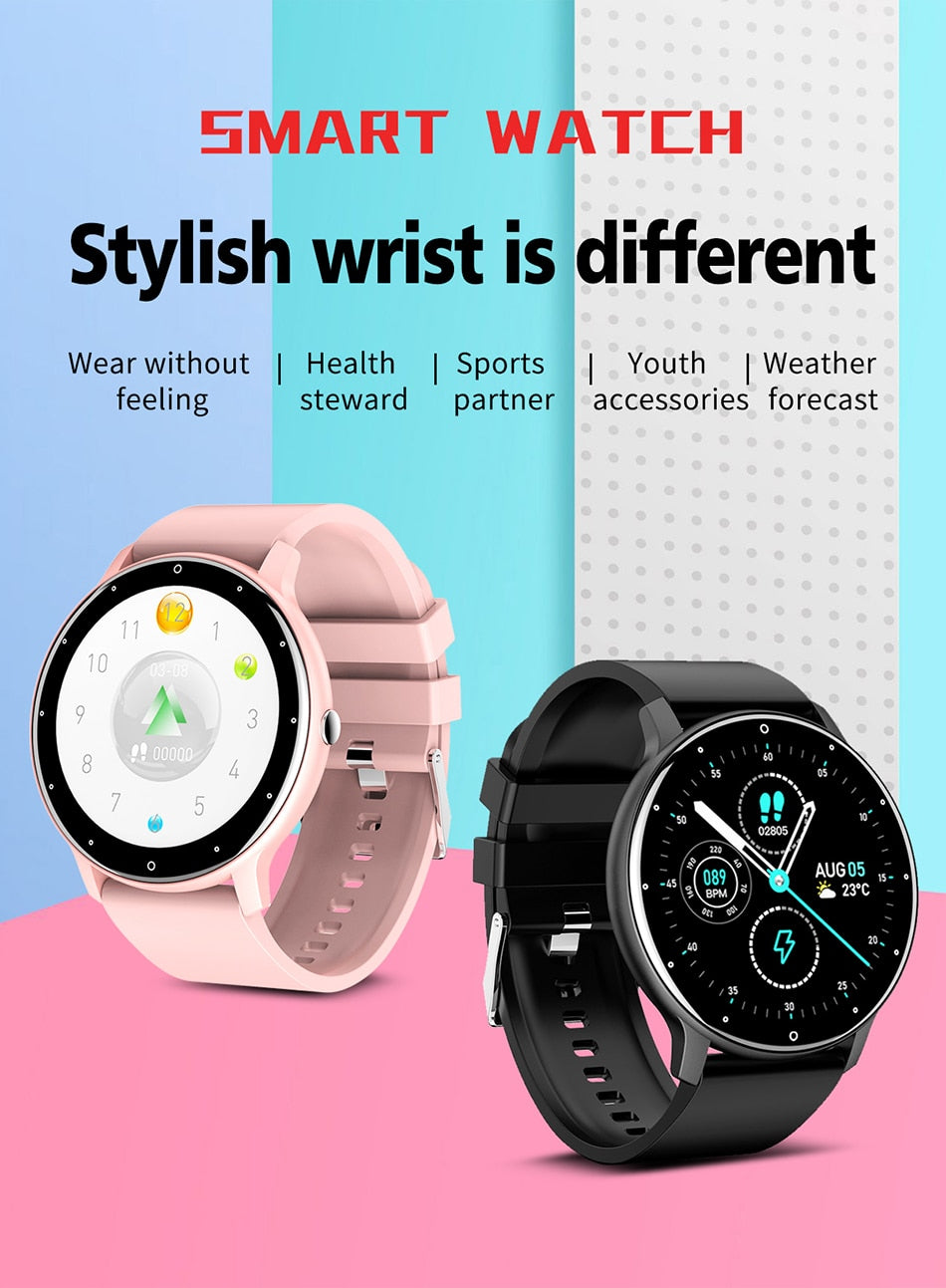 Smart Watch Men Women Full Touch Screen Sport Fitness Watch IP67 Waterproof Bluetooth For Android IOS Smartwatch The Clothing Company Sydney