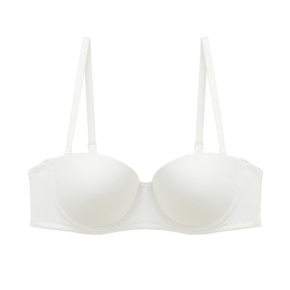 Strapless Seamless Bra 1/2 Cup Underwear Invisible Bralette Detachable Shoulder Strap Lingerie The Clothing Company Sydney