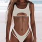 2 Piece Hollow Out Swimsuit High Cut Micro Swimwear Stylish Bathing Suit Beach Outfits Bikini Set The Clothing Company Sydney