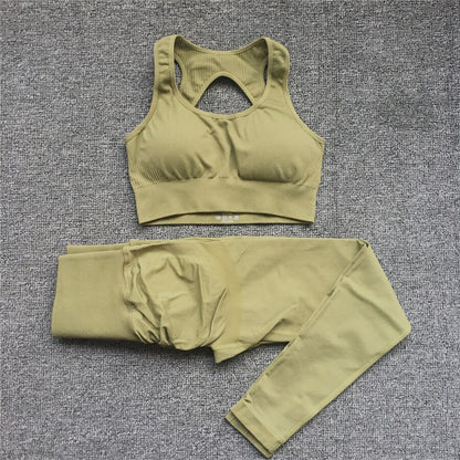 Seamless Women Fitness Arise Epic Yoga Sets High Waist Gym Scrunch Leggings Sports Bra Workout Active Wear Suits The Clothing Company Sydney