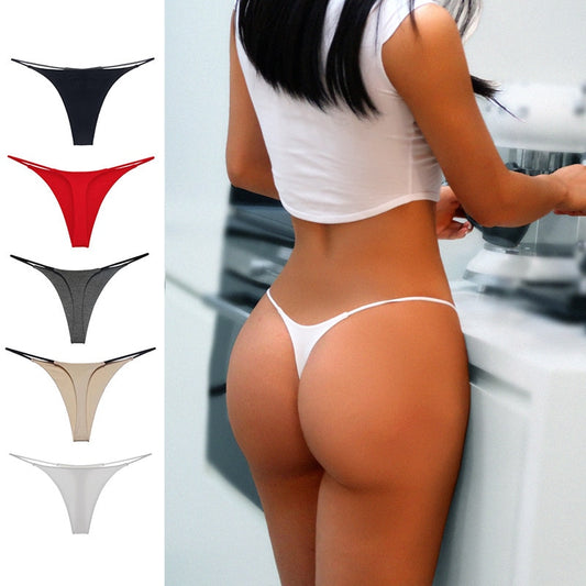 Seamless Women Super Slim Low Waist Panties Underwear Ladies Briefs Lingerie G String Thongs The Clothing Company Sydney