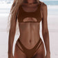 2 Piece Micro Bikini Swimsuit Rib Bikini Set Push Up Women Swimwear Brazilian Cut Out Neon Bathing Suit The Clothing Company Sydney