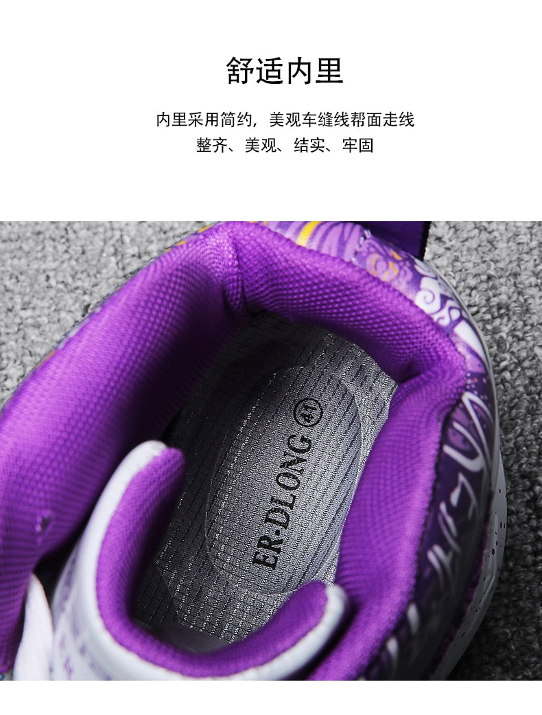 Unisex basketball shoes men's sports shoes women's breathable cushioning non-slip wear-resistant gym training sports Sneakers The Clothing Company Sydney