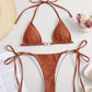 Ring Linked Micro Triangle Thong Bikini Set Two Piece Swimwear Sexy Swimsuit Summer Beach Bathing Suit Bikinis The Clothing Company Sydney