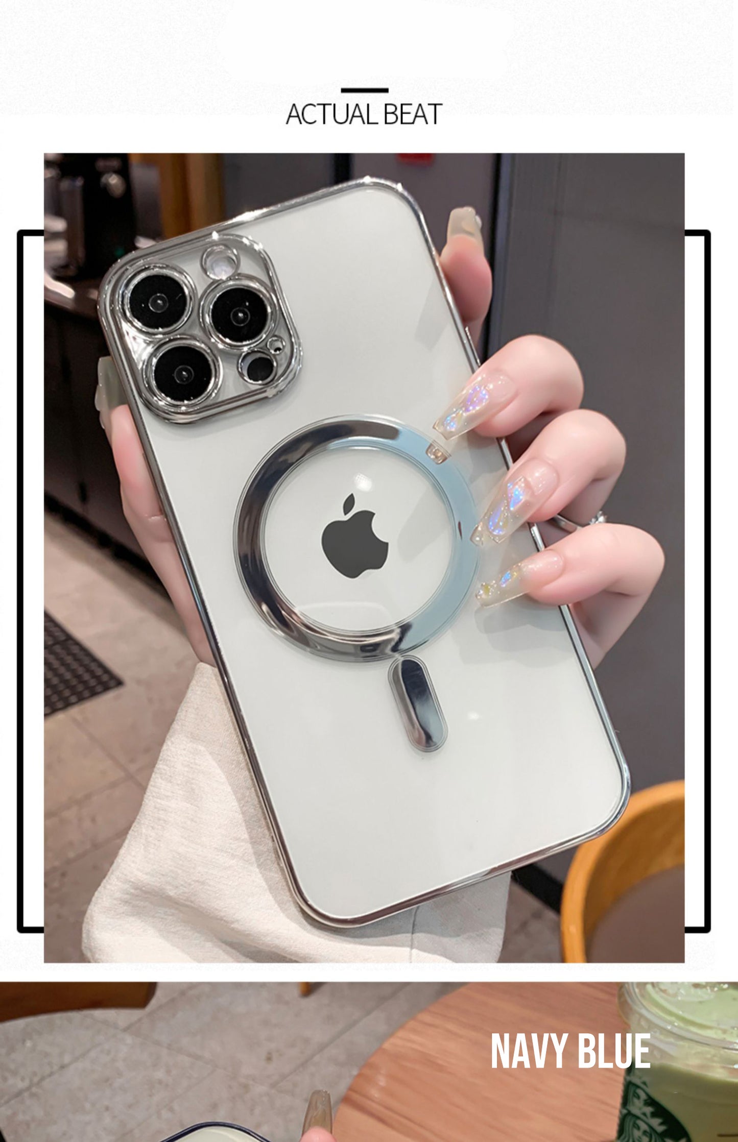 Luxury Transparent Magnetic For Magsafe Wireless Charge Case For iPhone 13  14 12 11 Pro Max Lens Protection Clear Silicone Cover
