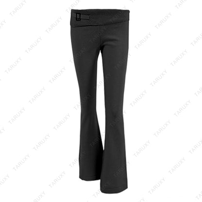 Women's Spring Outfits Casual Zipper Sweater Hoodie Set High Waist Flare Pants Suits Pink Knitted Y2k Two Piece Set The Clothing Company Sydney