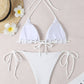 Ribbed Bikini Swimsuit Swimwear Bandage Halter Bikini Set Push Up Bathing Suit Swimming Suit The Clothing Company Sydney