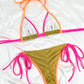 Triangle Bikinis Bandage Swimwear Swimsuit Print Micro Thong Summer Bathing Suit Beach Wear Bikini Set The Clothing Company Sydney