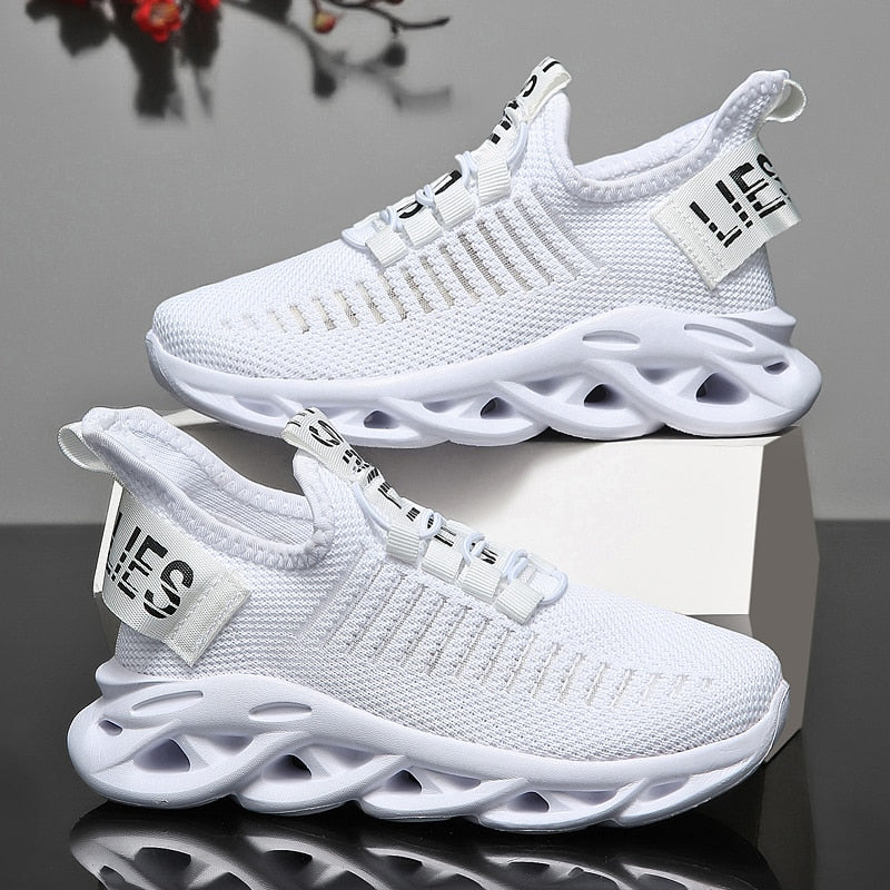 Children's Fashion Sports Shoes Boys Girls Running Outdoor Sneakers Breathable Soft Bottom Kids Lace-up Jogging Shoes The Clothing Company Sydney