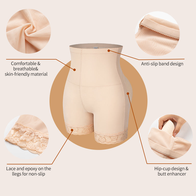 HighWaist Shaper Panties Tummy Control Butt Lifter Hip Enhancer Padded  Underwear