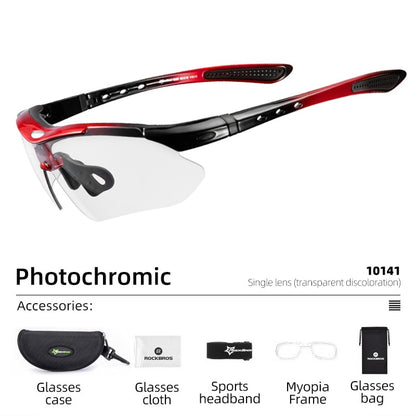 Photochromic Cycling Glasses Bike Bicycle Glasses Sports Men's Women's Sunglasses MTB Road Cycling Eyewear Protection Goggles The Clothing Company Sydney