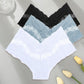 3 Pack Set Floral Lace Panties Transparent High Waist Sexy Lingerie Brazilian Pantys Underwear Intimates The Clothing Company Sydney