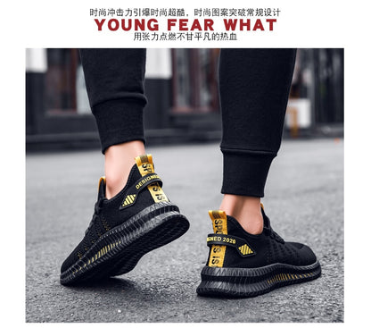 Men's Running Elasticity Men Shoe Light Casual Sneakers Breathable Mesh Outdoor Walking Sport Shoes Plus Size Shoes The Clothing Company Sydney