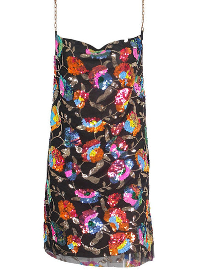 Sequin Backless Slip Mini Chain Straps Short Tulle Cocktail Summer Party Night Lush Prom Dress The Clothing Company Sydney