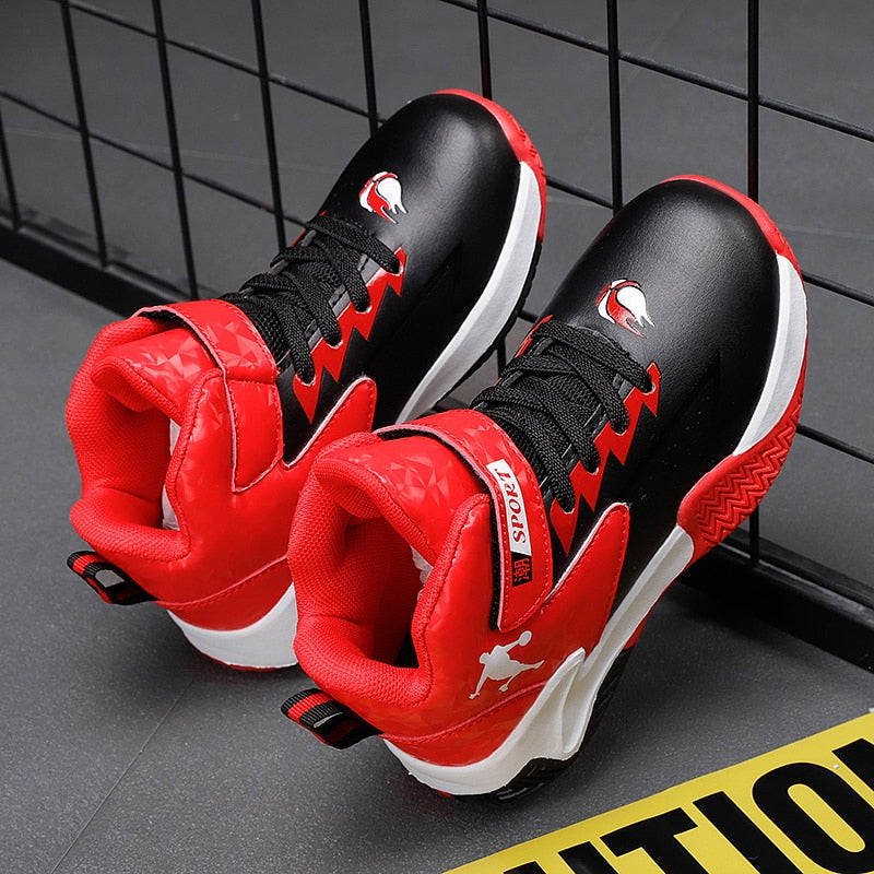 Kids Boys Basketball Shoes Kids Sneakers Non-Slip Sports Girls Basketball Training Tennis Shoes The Clothing Company Sydney