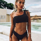 Bandeau Swimsuit Swimwear Women High Waist Bikini Set 2 Piece Summer Swim Beach Wear Bathing Suit The Clothing Company Sydney