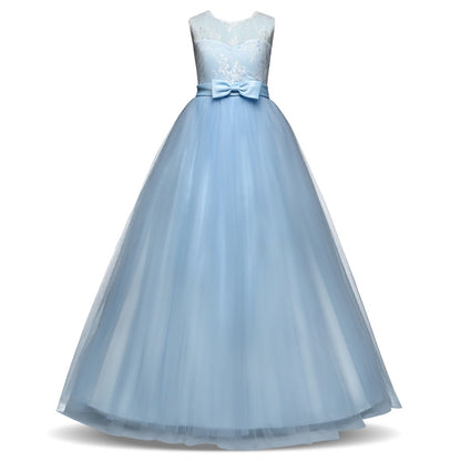 Kid Wedding Dresses for Girls Elegant Flower Princess Long Gown Baby Girl Christmas Dress Size 6 12 14 Years The Clothing Company Sydney
