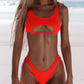 2 Piece Hollow Out Swimsuit High Cut Micro Swimwear Stylish Bathing Suit Beach Outfits Bikini Set The Clothing Company Sydney