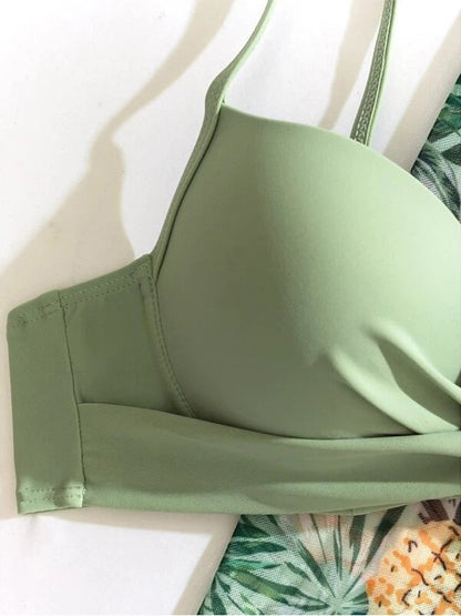 Three Piece Bikini Set Beach Skirt Tunics For Beach Cover Up Swimsuit Women Ruffle Bathing Suit Summer Beach Wear The Clothing Company Sydney