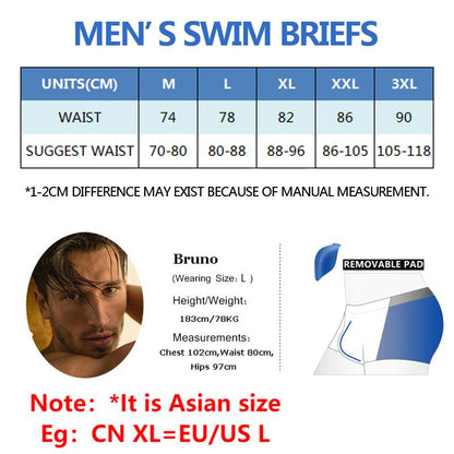 Men Swimwear Low Sexy Boxers Men&#39;s Swim Brief Sportive Beachwear Shorts Sunga Man Swimsuit Brief The Clothing Company Sydney
