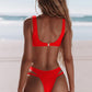 2 Piece Hollow Out Swimsuit High Cut Micro Swimwear Stylish Bathing Suit Beach Outfits Bikini Set The Clothing Company Sydney