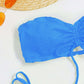 Tie Front Bandeau Thong Bikinis Two Piece Swimwear Swimsuit Bikini Set Summer Beach Bathing Suit The Clothing Company Sydney