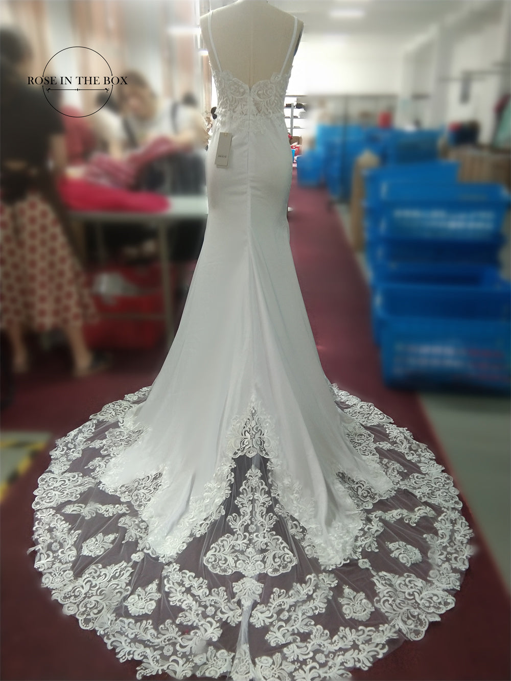 Romantic Bohemian Lace Mermaid Boho Wedding Dresses Backless Spaghetti Straps Wedding Bridal Gowns The Clothing Company Sydney
