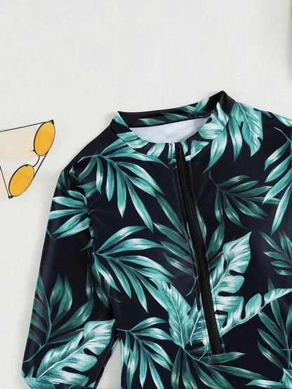 One Piece Swimsuit Swimwear Solid Long Sleeve Backless Rhinestones Diamond Thong Bathing Suit Monokini The Clothing Company Sydney