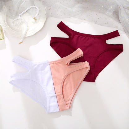 Cotton Mix Panties Waist Cross Design Sexy Underwear Intimates Lingerie Panties Solid Color Briefs Soft Panty The Clothing Company Sydney