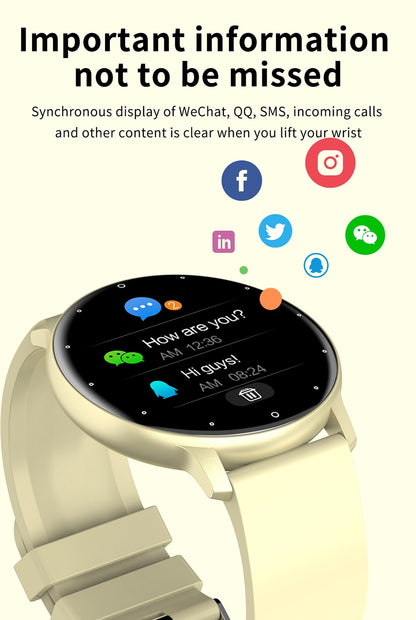 Smart Watch Men Women Full Touch Screen Sport Fitness Watch IP67 Waterproof Bluetooth For Android IOS Smartwatch The Clothing Company Sydney