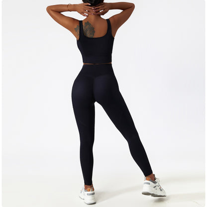 2 Piece Women Yoga Set Seamless Workout Suit Sportswear Gym Clothing Fitness Bra High Waist Leggings Sports Shorts Sports Suits The Clothing Company Sydney