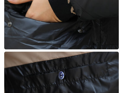 Women's down Jacket Long Classic zipper design Big Pocket Stand Collar Hooded Slim coat Women Parkas The Clothing Company Sydney